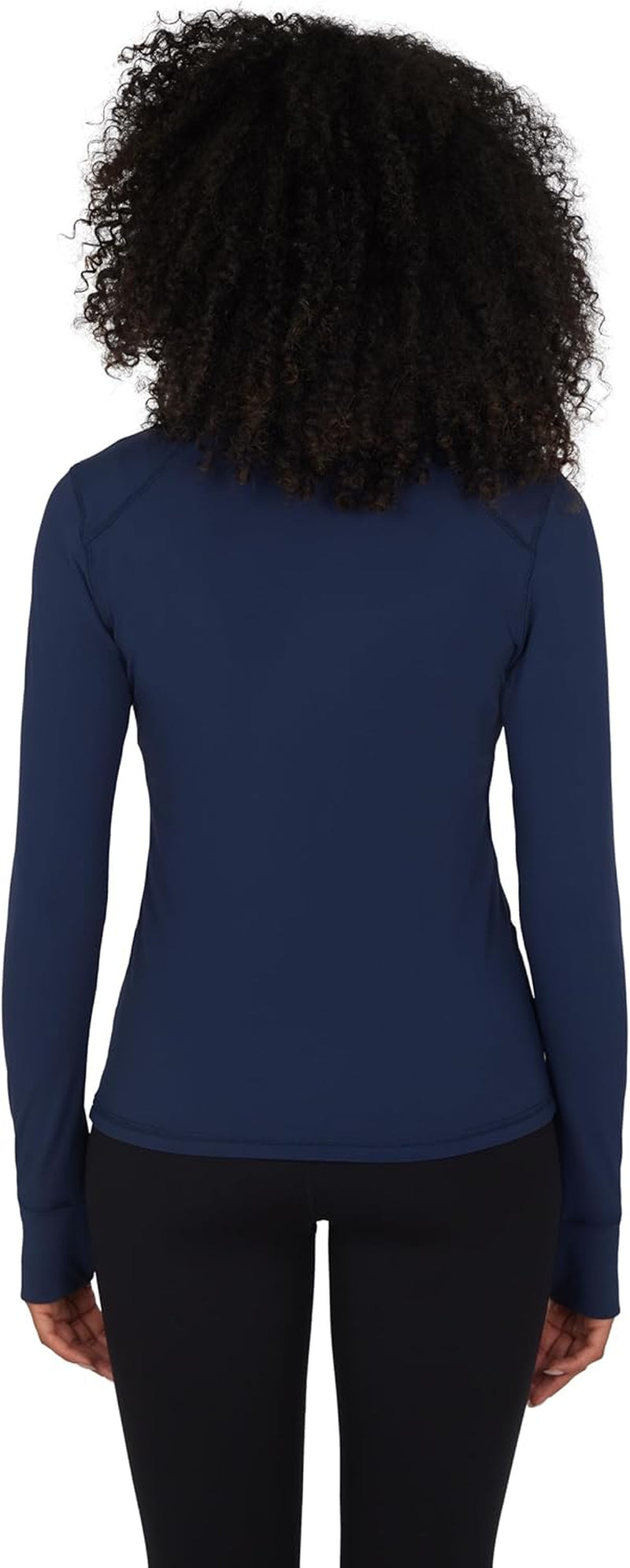 Half Zip Lightweight Workout Long Sleeve Athletic Jacket with Front Pockets and Thumbholes