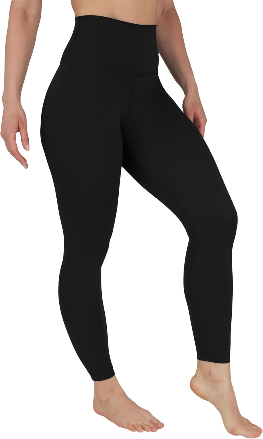 Womens High Waisted Yoga Legging Elastic Free Squat Proof Ankle Length Lux Workout Pant